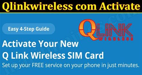 We will guide you through the <b>activation</b> process, so please have your smartphone and SIM Card Kit ready to start. . Qlinkwireless com activate